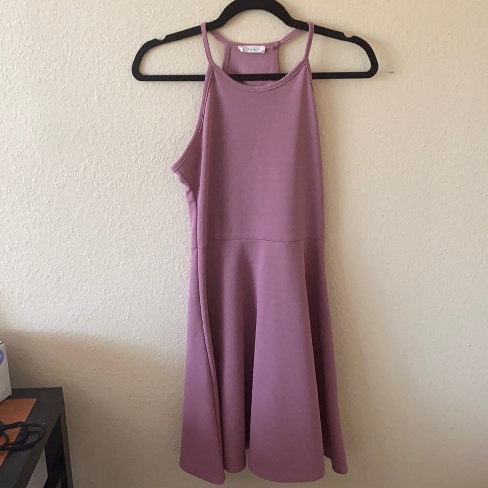 Small halter pink dress